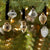 Mercury Glass Assorted Christmas Tree Ornaments - Set of 6