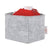 Tea Coasters Red & Grey (Set of 6)- Felt Series