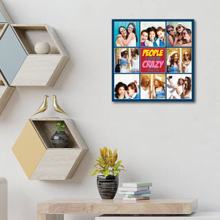 Crazy People Photo Canvas Print