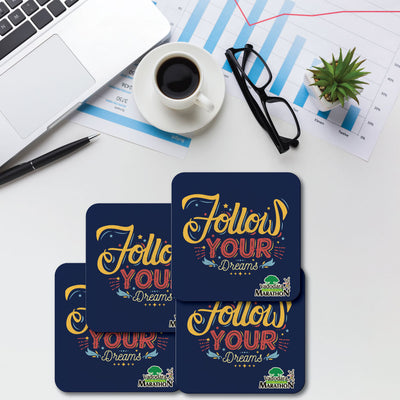 Follow Your Dreams Coaster - Set of 4