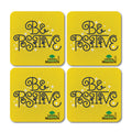 Be Positive Coaster - Set of 4