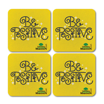 Be Positive Coaster - Set of 4
