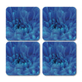 Single Flower Pattern Coaster - Set of 4