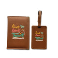 Passport Cover - Luggage Tag - Live Love Gift Set