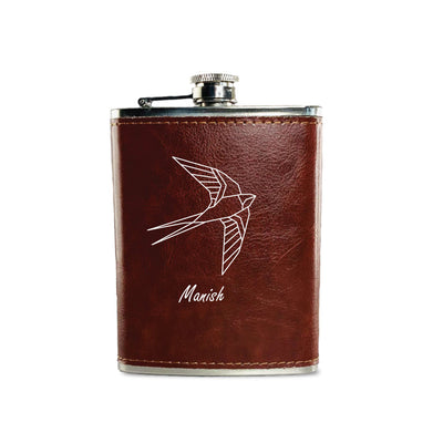 Hip Flask - Bird