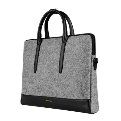 Laptop Bag Black & Grey - Felt Series