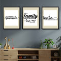 Happiness is Homemade Poster- Set of 3