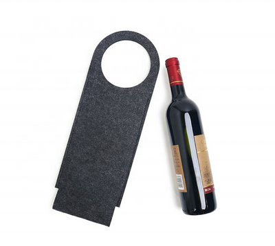 Bottle Cover Dark Grey- Felt Series