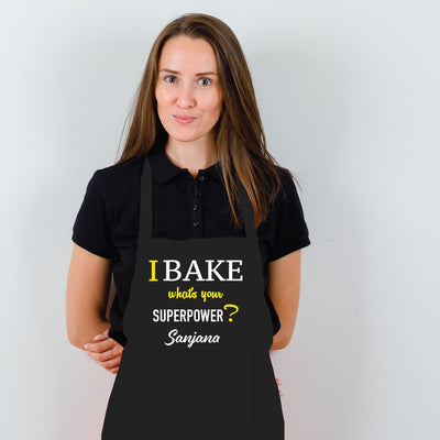 I Bake Unisex Customise Apron