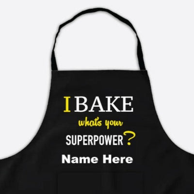 I Bake Unisex Customise Apron