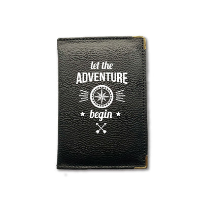 Adventure begins - Customized passport cover