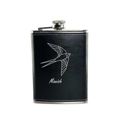 Hip Flask - Bird