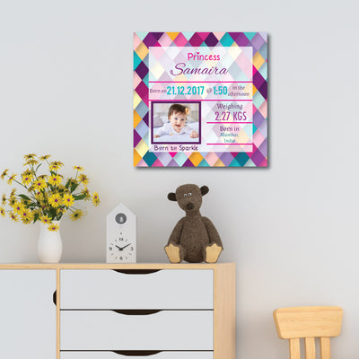 Born to Sparkle Photo Canvas Print