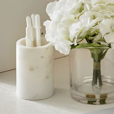 Marble Pen Stand- Desk Accessory Series