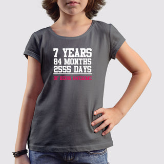 Born Awesome Girls T-Shirt