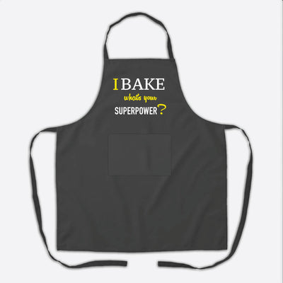 I Bake Unisex Customise Apron