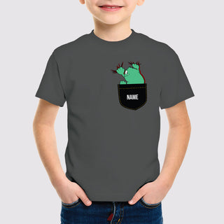 Pocket Design Print Boys T-Shirt