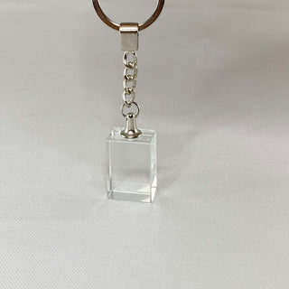 Engraved Crystal Key Chain