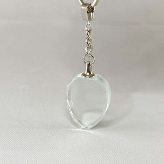 Engraved Crystal Key Chain
