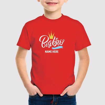 big bro personalized tees