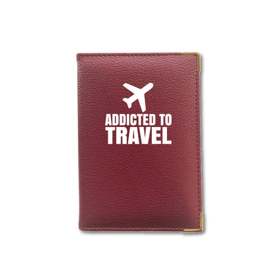 Addicted To Travel - Customized passport cover