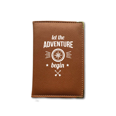 Adventure begins - Customized passport cover