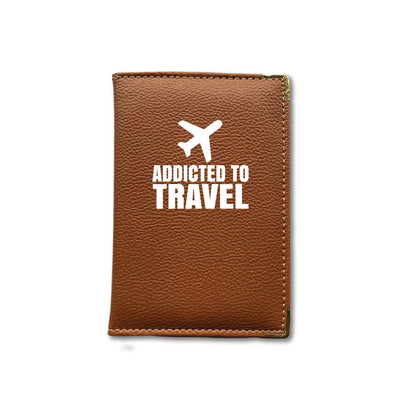 Addicted To Travel - Customized passport cover