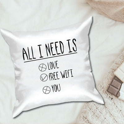 Wifi Quotes Cushion Cover