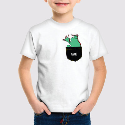 Pocket Design Print Boys T-Shirt