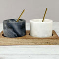 Marble Condiment Set of 2