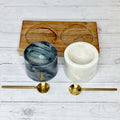 Marble Condiment Set of 2