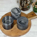 Marble Condiment Set of 3